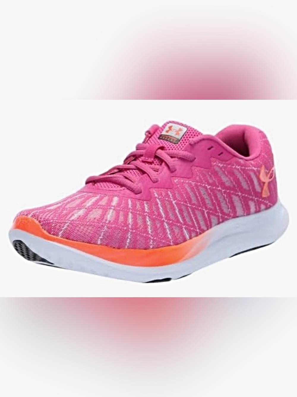 Under Armour Pink and Orange Women's Athletic Sneakers